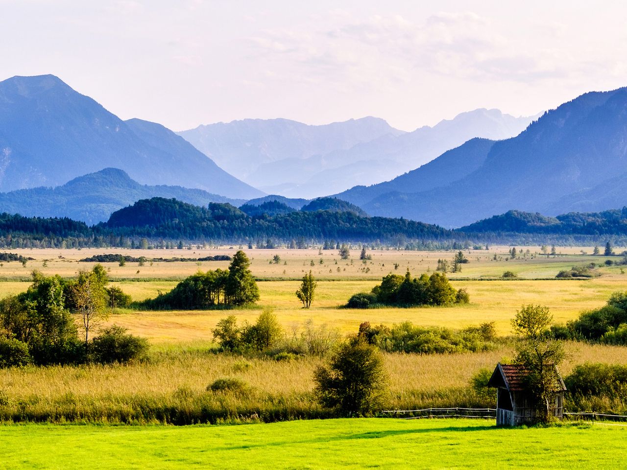Murnauer Moos im Blauen Land, Bayern