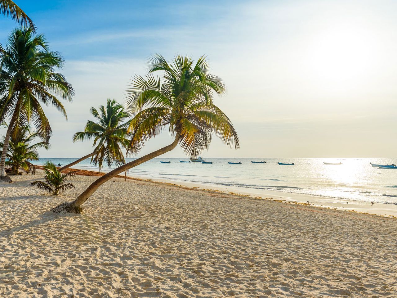 Strand von Tulum in Mexiko