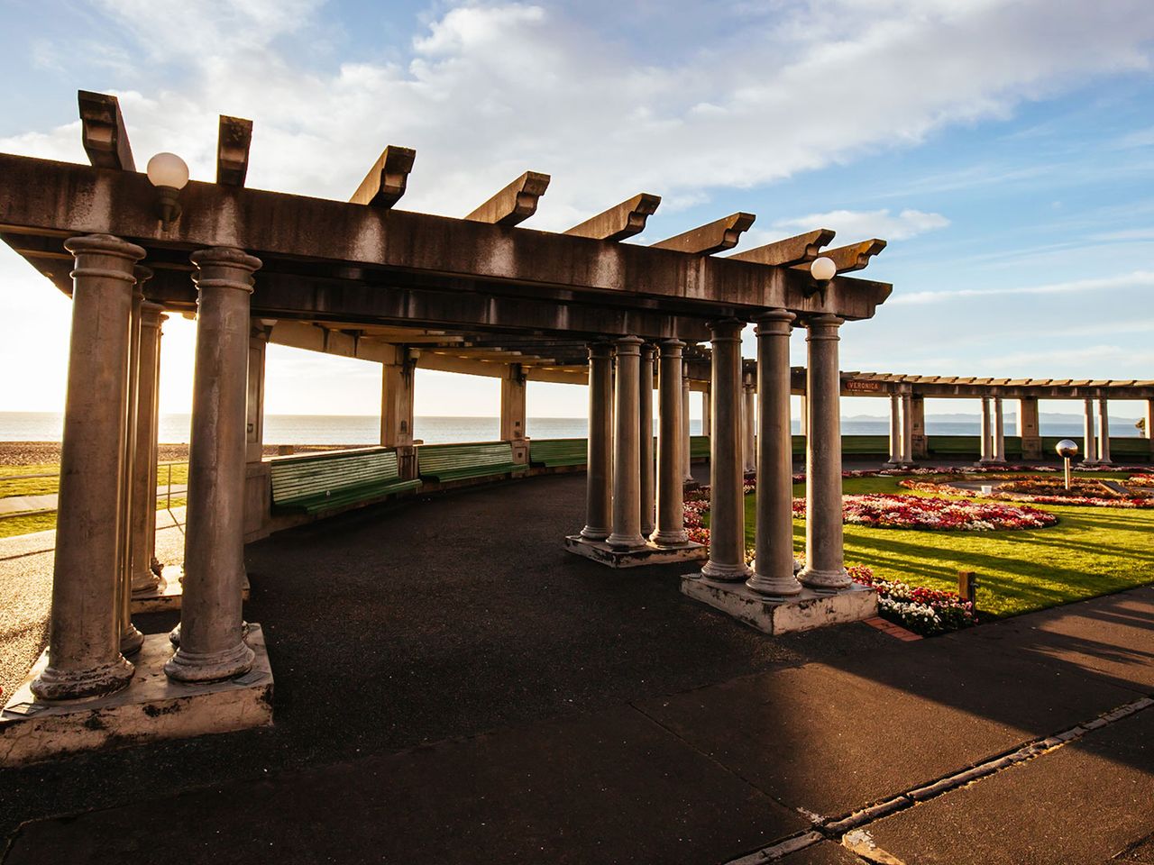 The Colonnade in Napier, Marine Parade