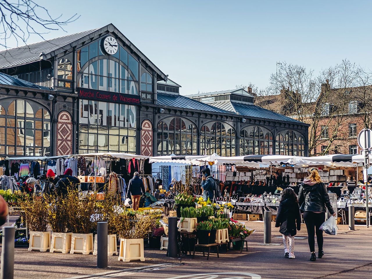 Marché de Wazemmes, Lille, Frankreich