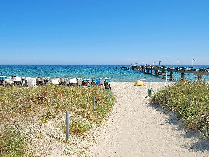Seebrücke in Göhren, Seebad an der Ostsee