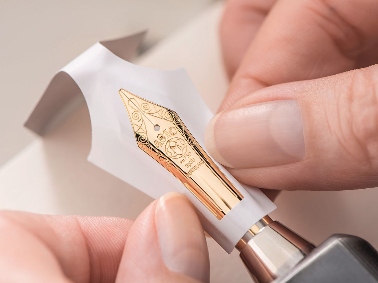 Detail Montblanc Füllfederhalter