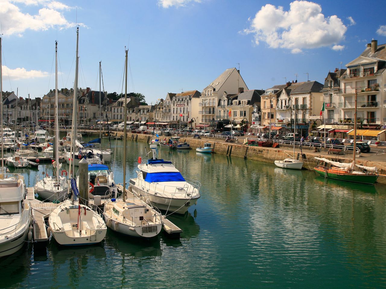 Hafen von Le Pouliguen bei La Baule