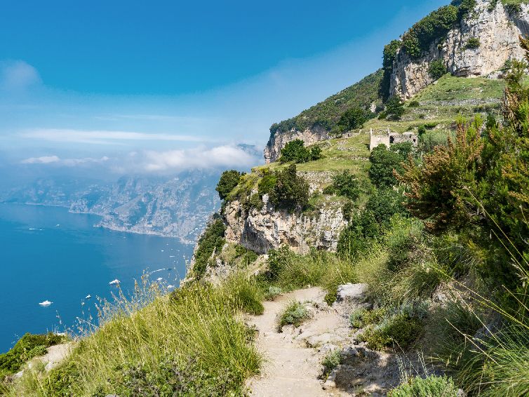Path of Gods Wanderung an der Amalfiküste, Italien