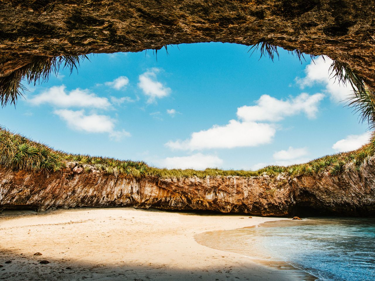 Strand von Tulum in Mexiko