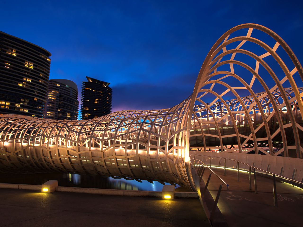 Webb Bridge in Melbourne