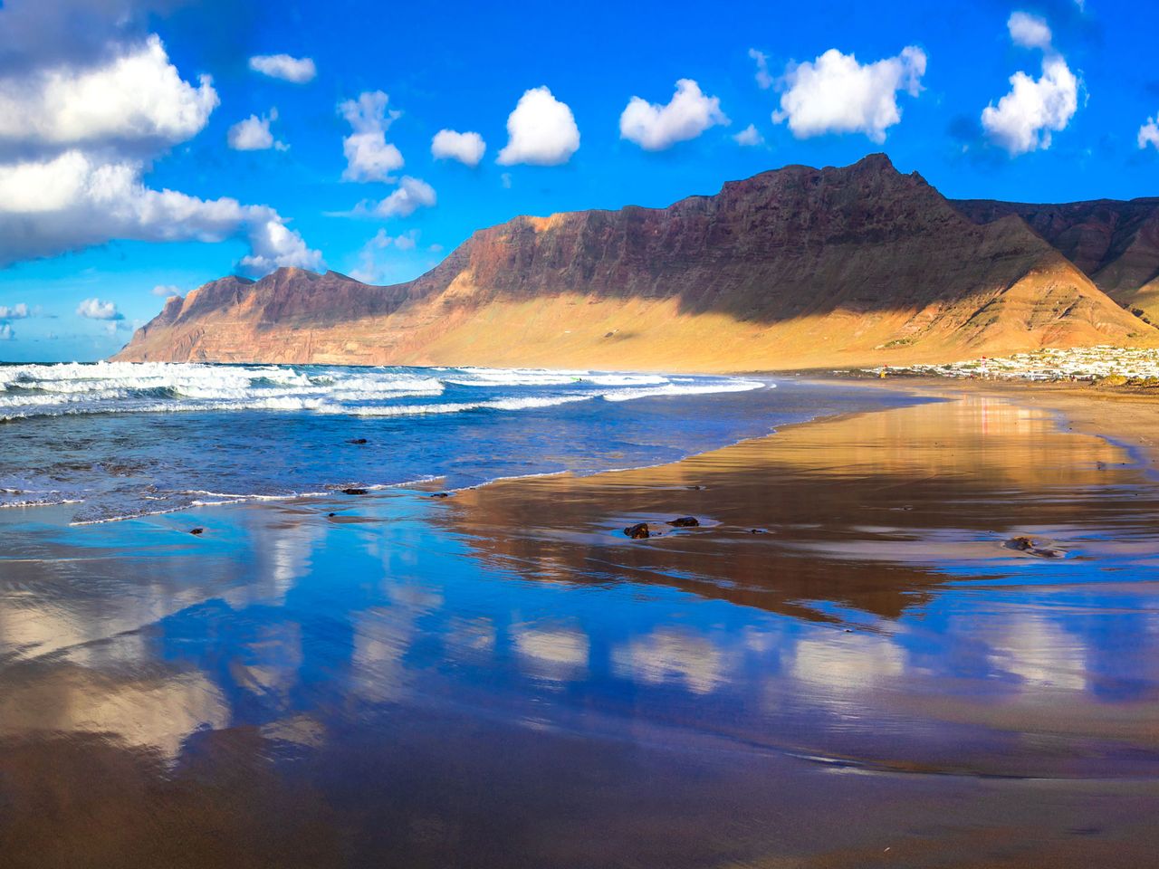 Playa de Famara auf Lanzarote