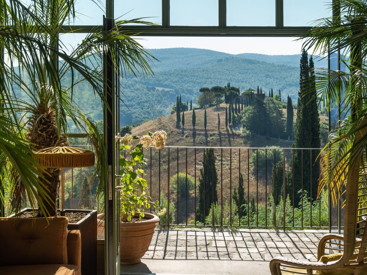 Aussicht vom Castello di Reschio