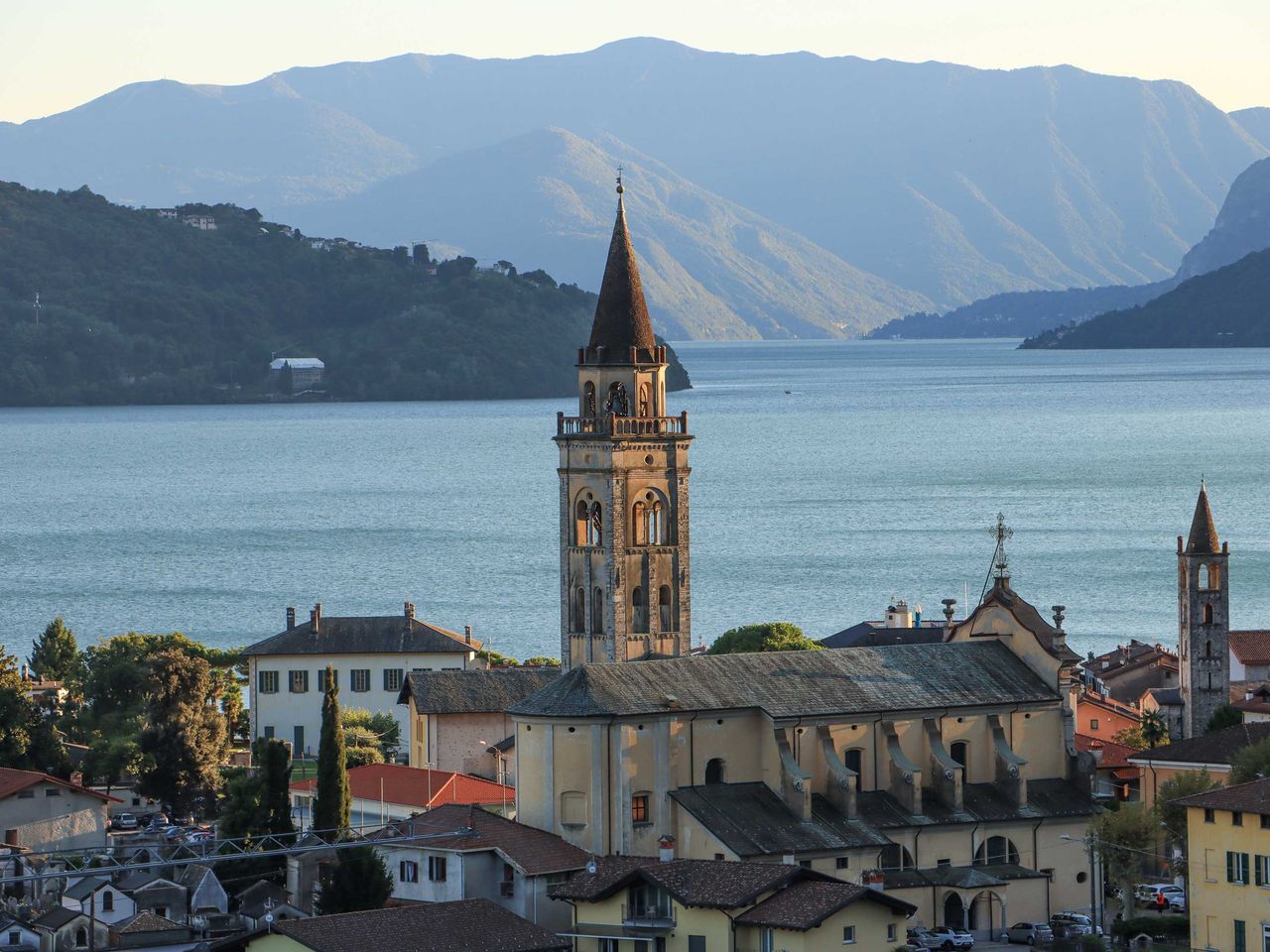 Blick auf Domaso und den Comer See