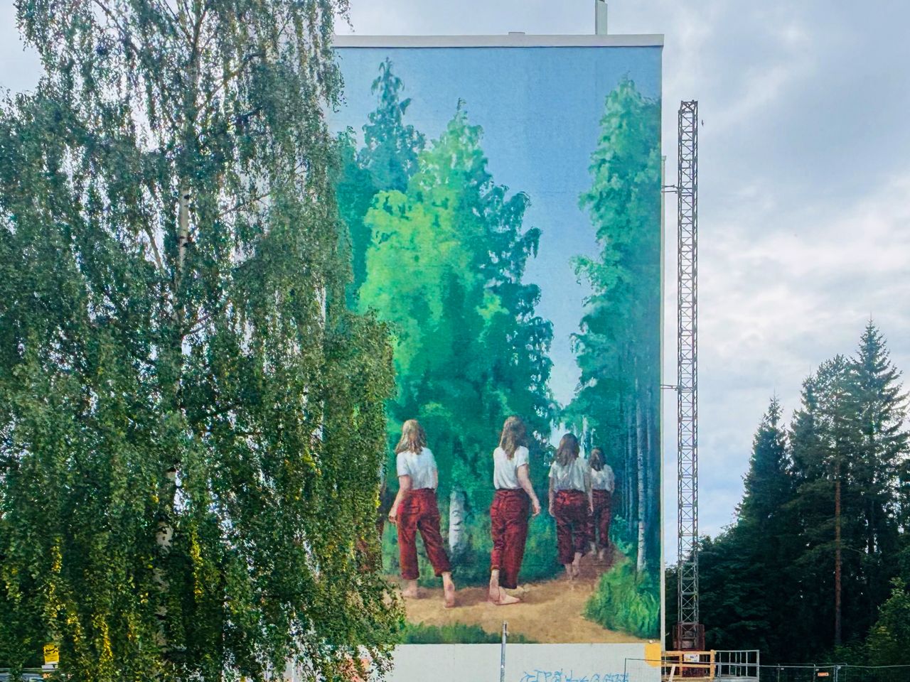 Streetart in Oulu, Finnland