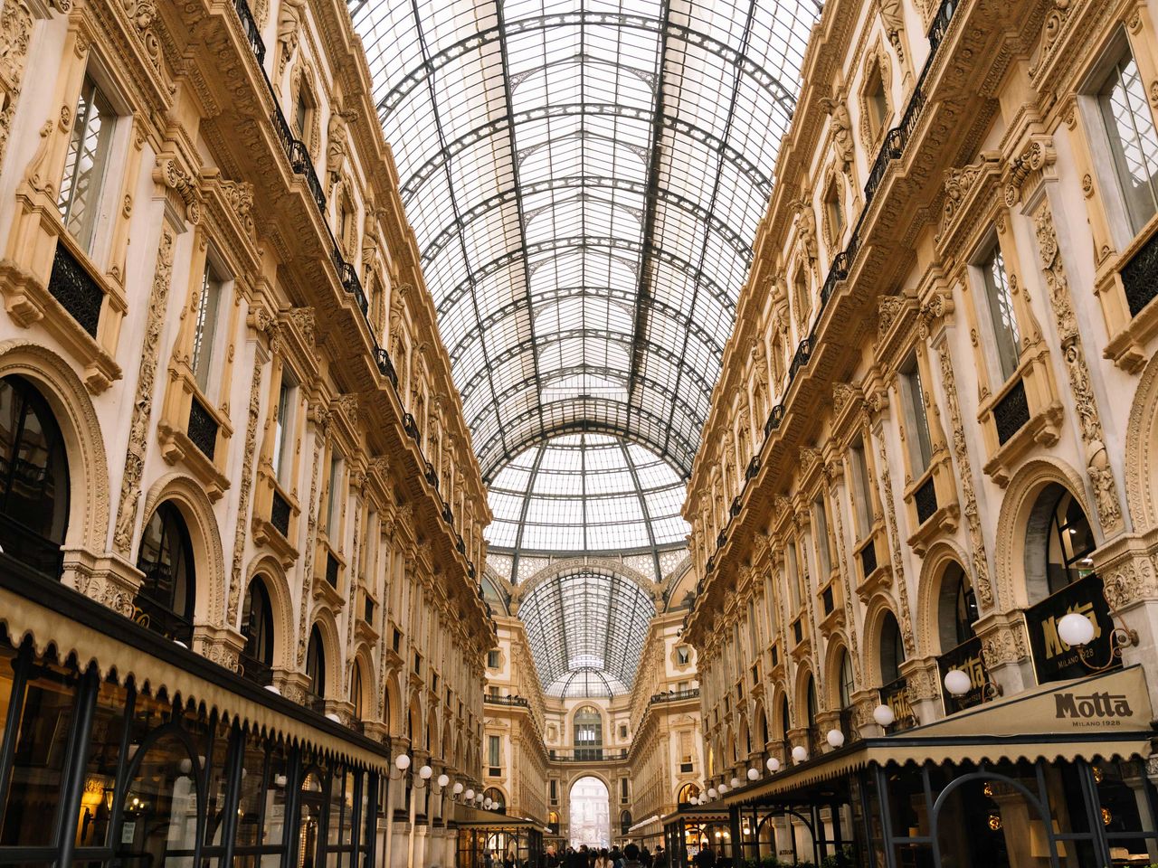 Galleria Vittorio Emanuele II, Innenansicht