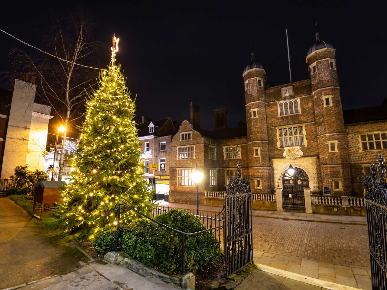 Weihnachtsbaum in Guildford, Surrey