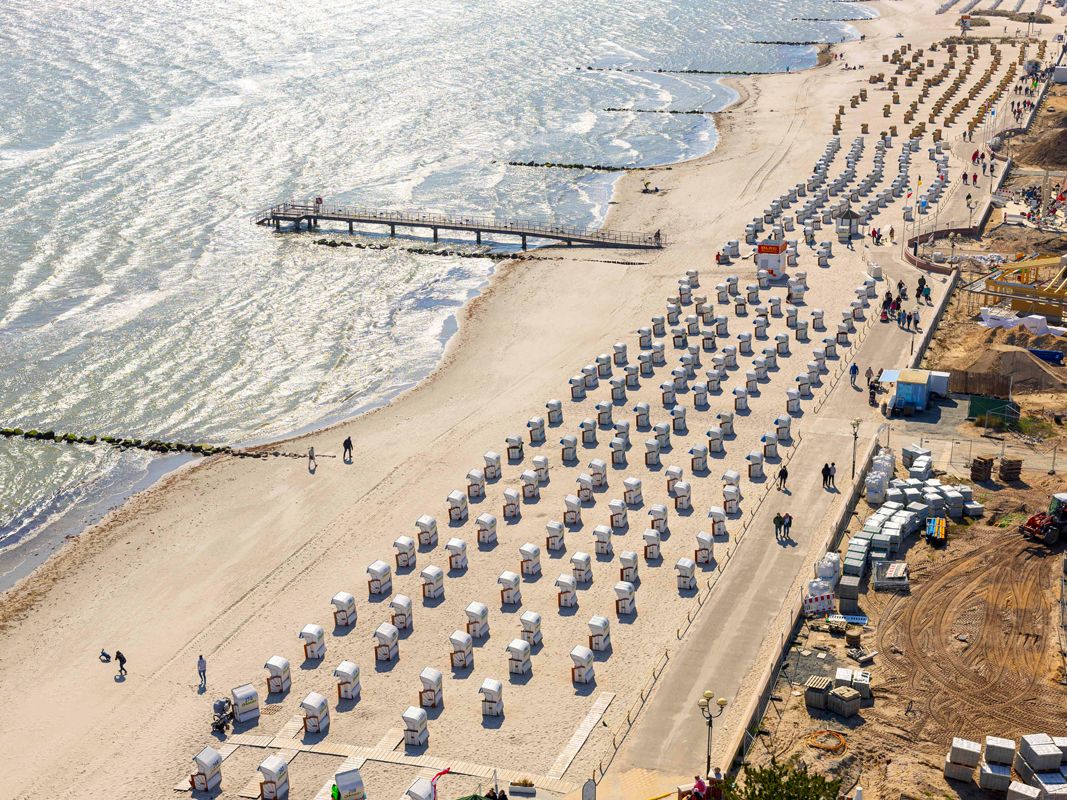 Dünenpark in Grömitz, Ostsee