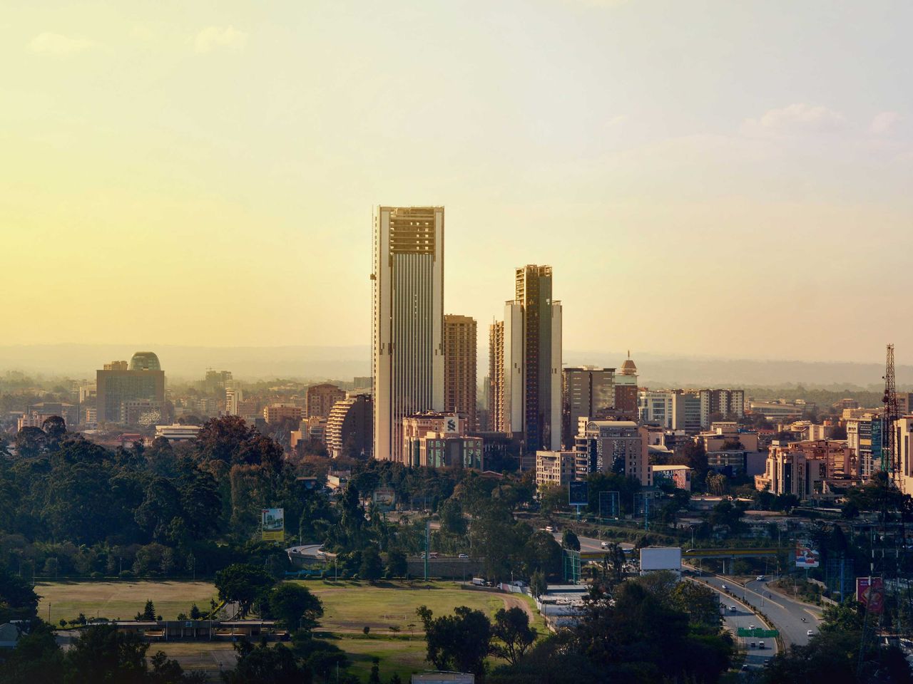 Skyline von Nairobi