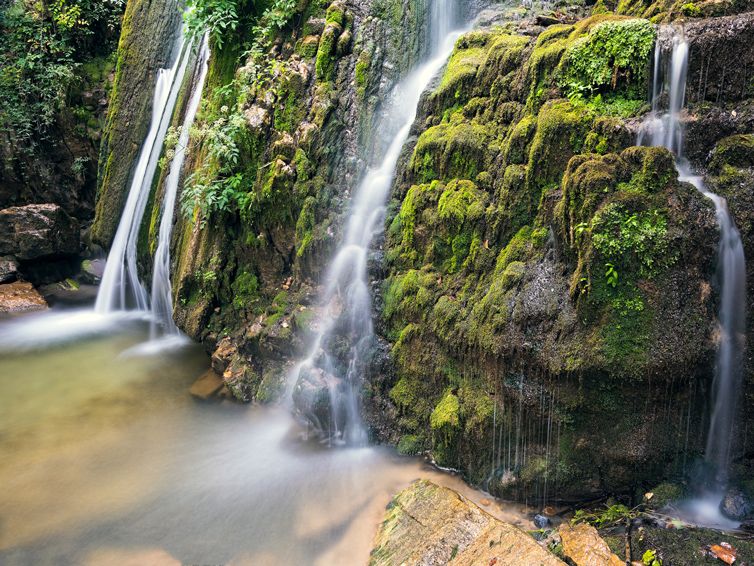 Varvara Wasserfälle, Chalkidiki, Griechenland