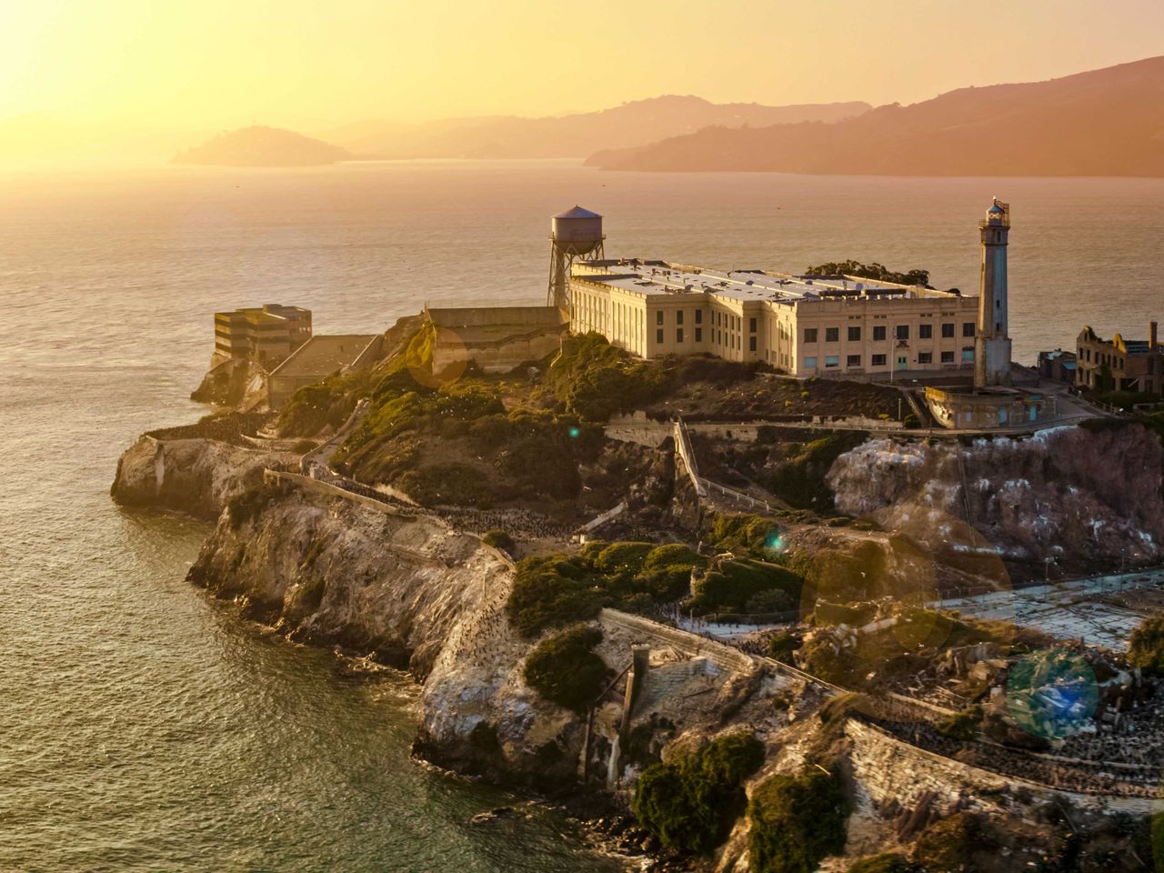 Insel und ehemaliges Gef&auml;ngnis Alcatraz, San Francisco