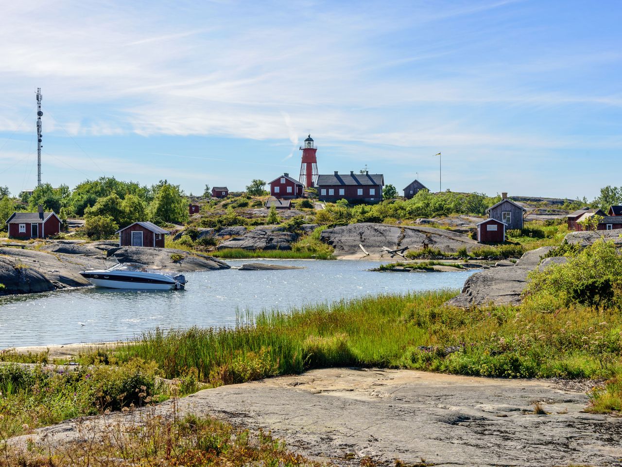 Svenska H&ouml;garna, Insel im Stockholmer Sch&auml;rengarten