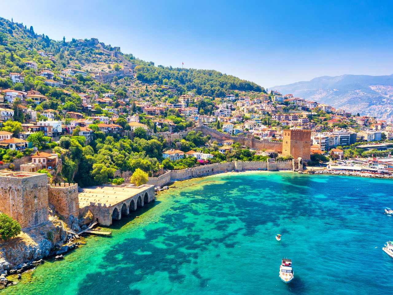 Küste von Alanya in der Türkei