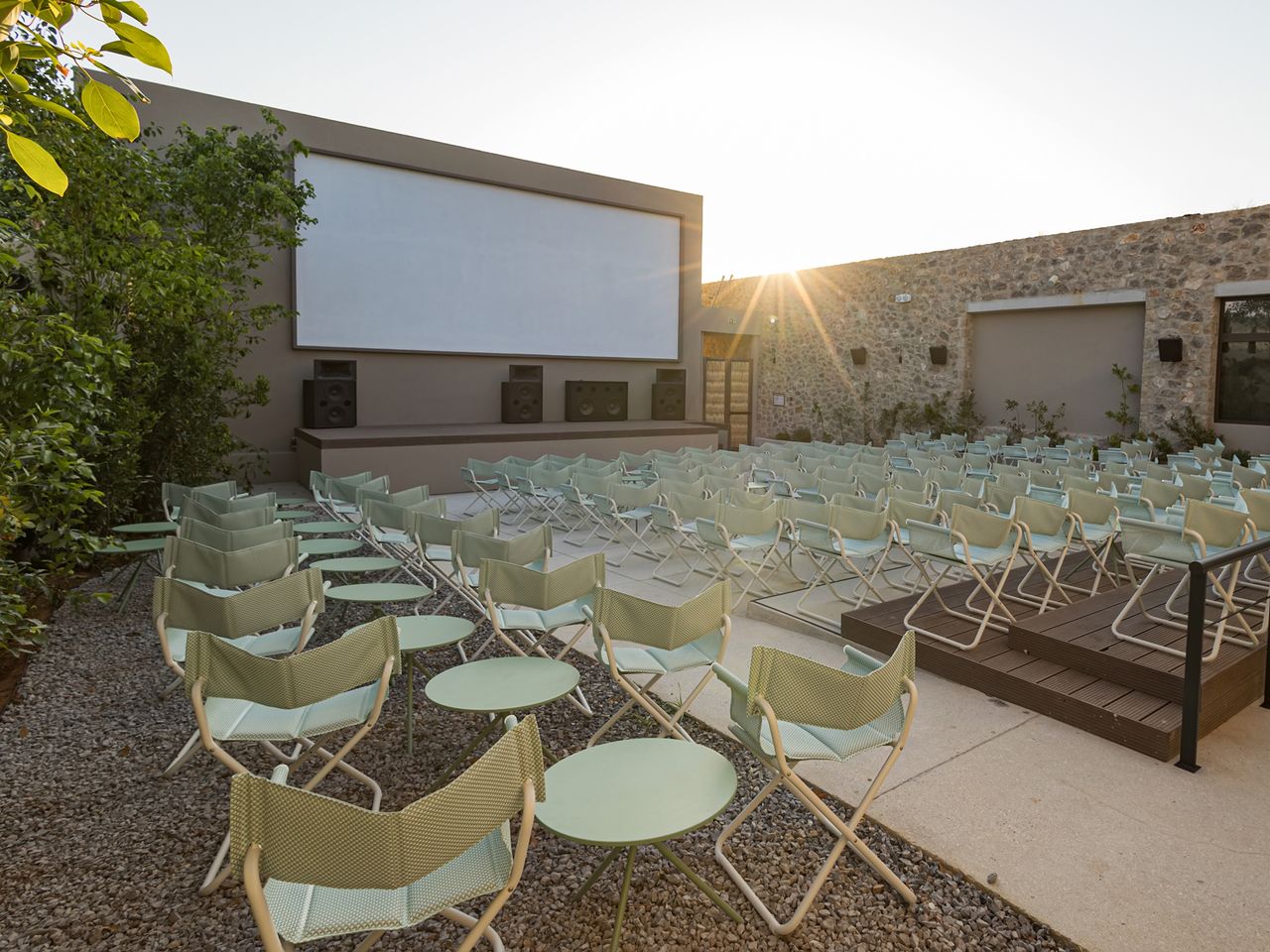 Danaos Open Air Kino in Navarino Agora