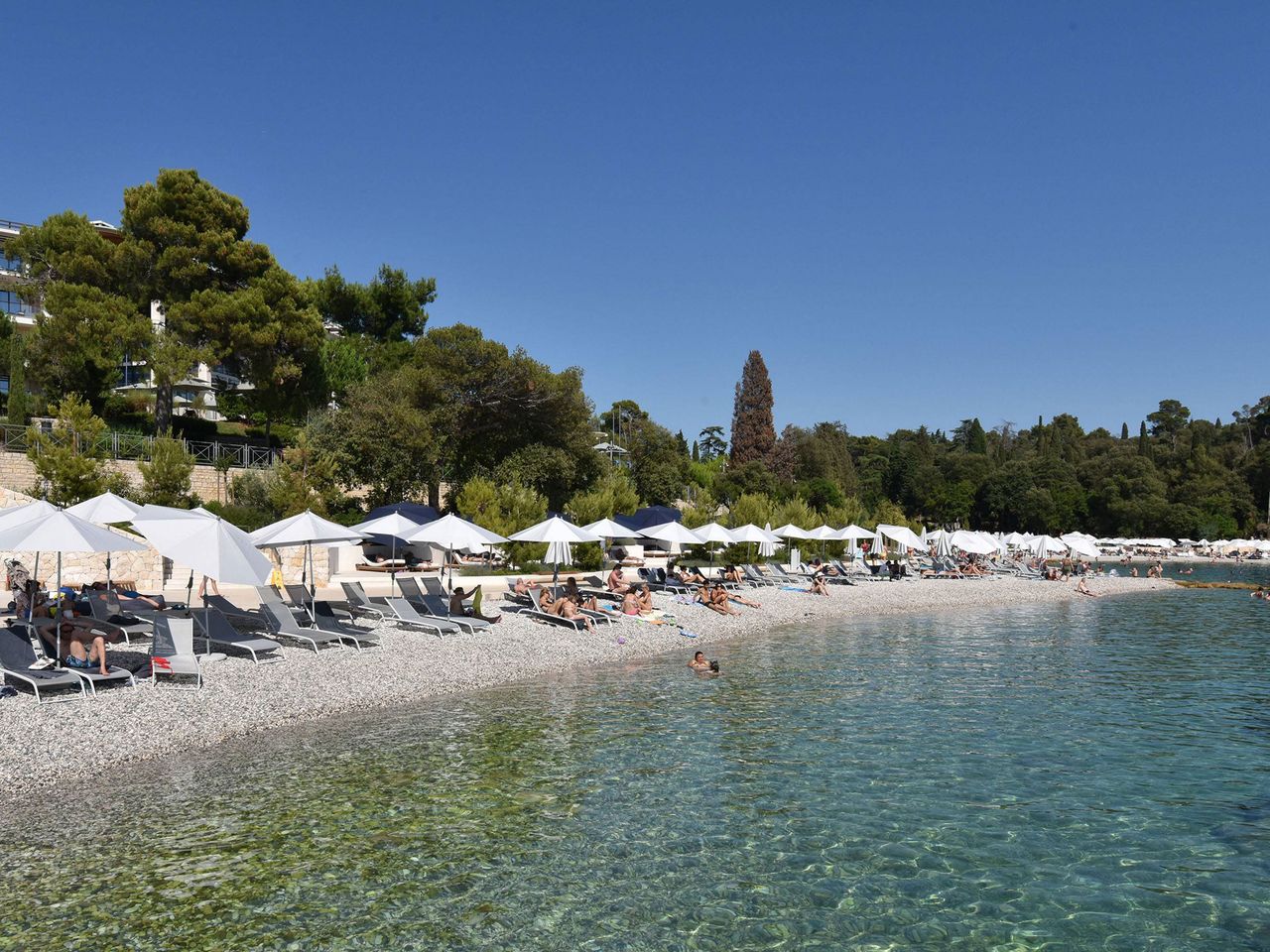 Mulini Beach in Rovinj