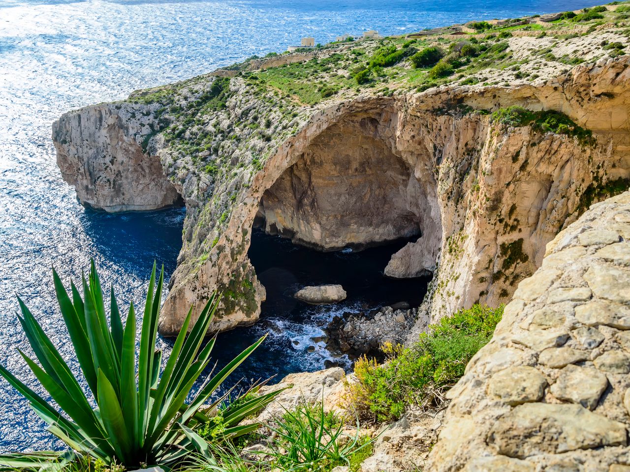 Blaue Grotte auf Malta