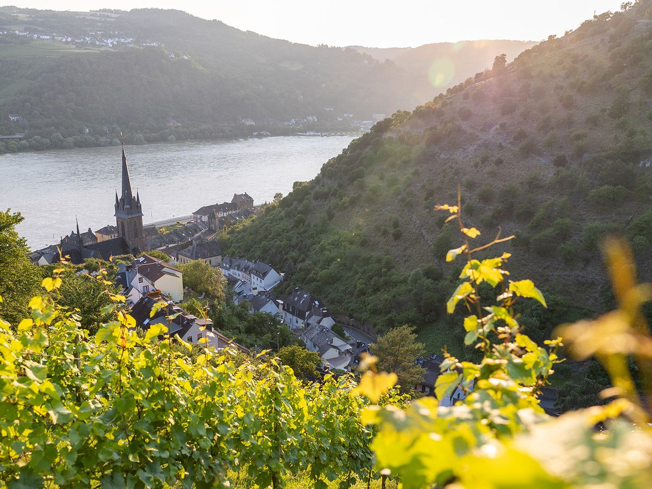 Blick auf die Wisper, Wanderweg Rhein-Wisper-Glück