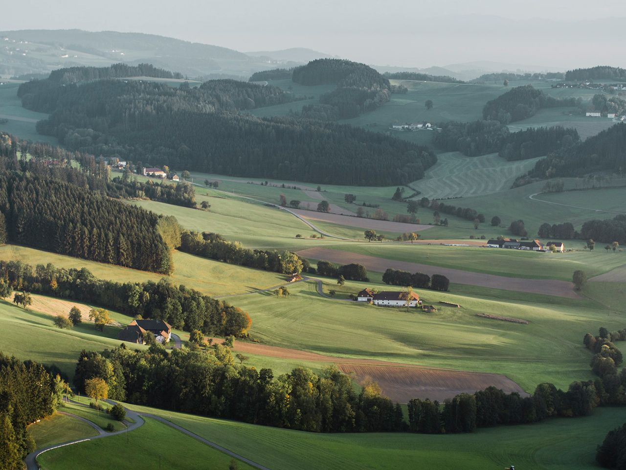 Oberösterreich Granitland Wanderung