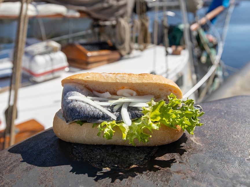 Lübecker Bucht Fischbrötchen