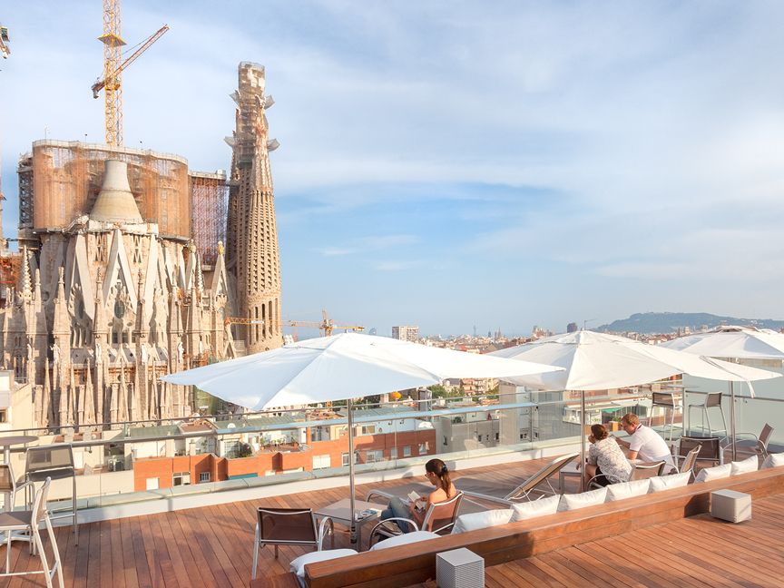 Barcelona Bars Dachterrasse Ayre Rosellón