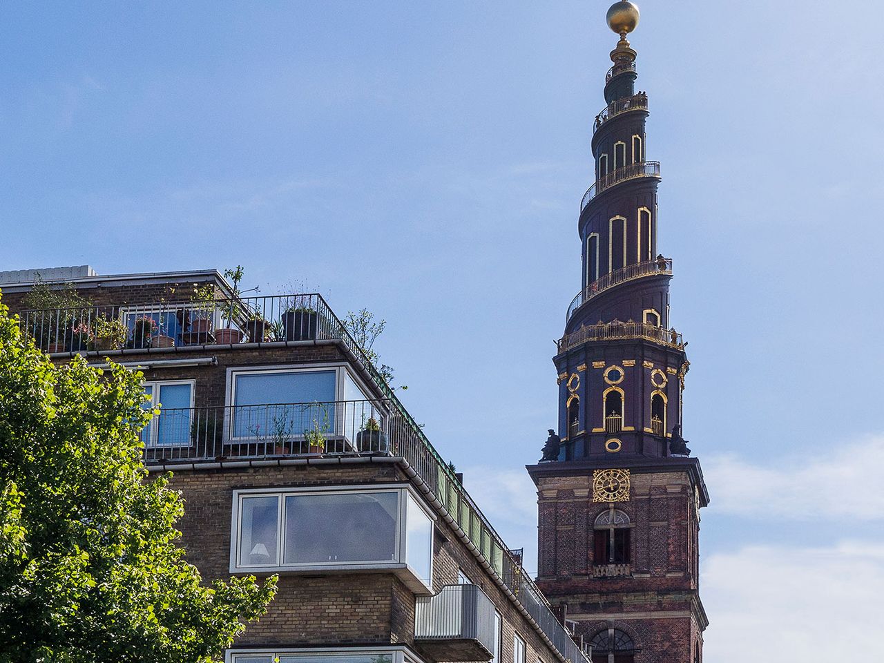 Vor Frelsers Kirke im Stadtteil Christianshavn, Kopenhagen
