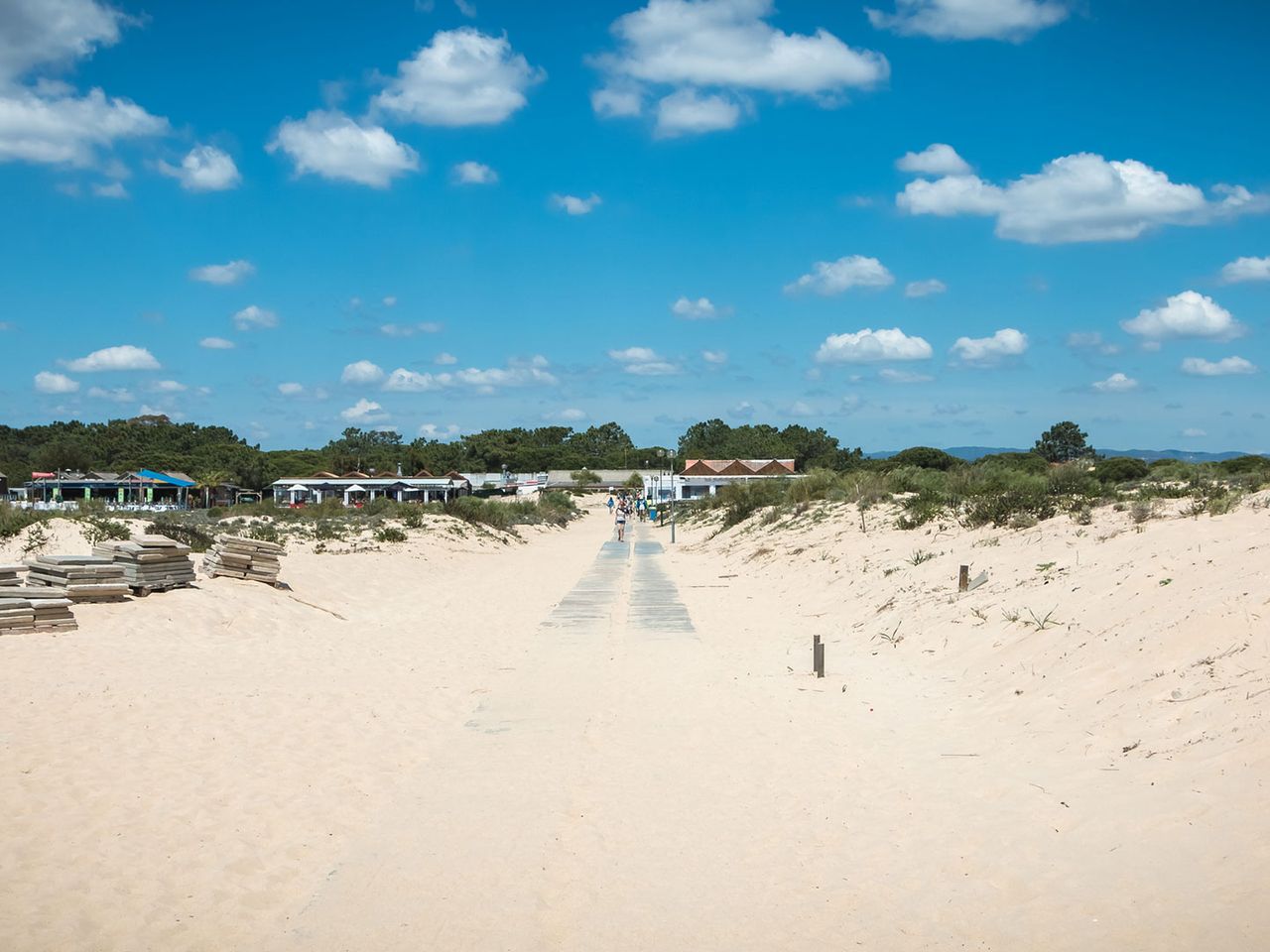 Hauptstrand der Ilha de Tavira, Algarve