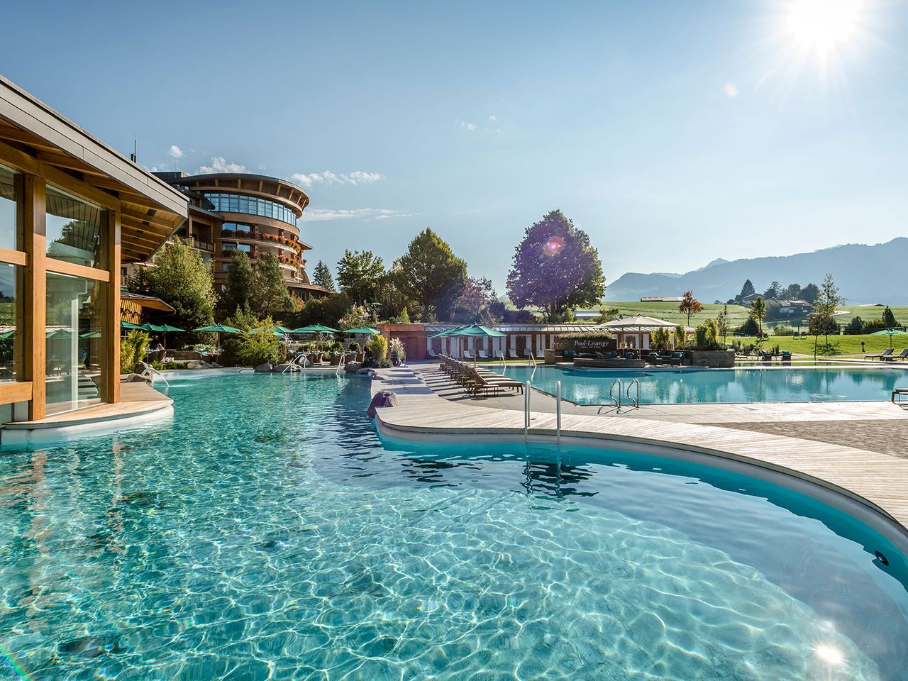 „Sonnenalp Resort“, Außenpool 