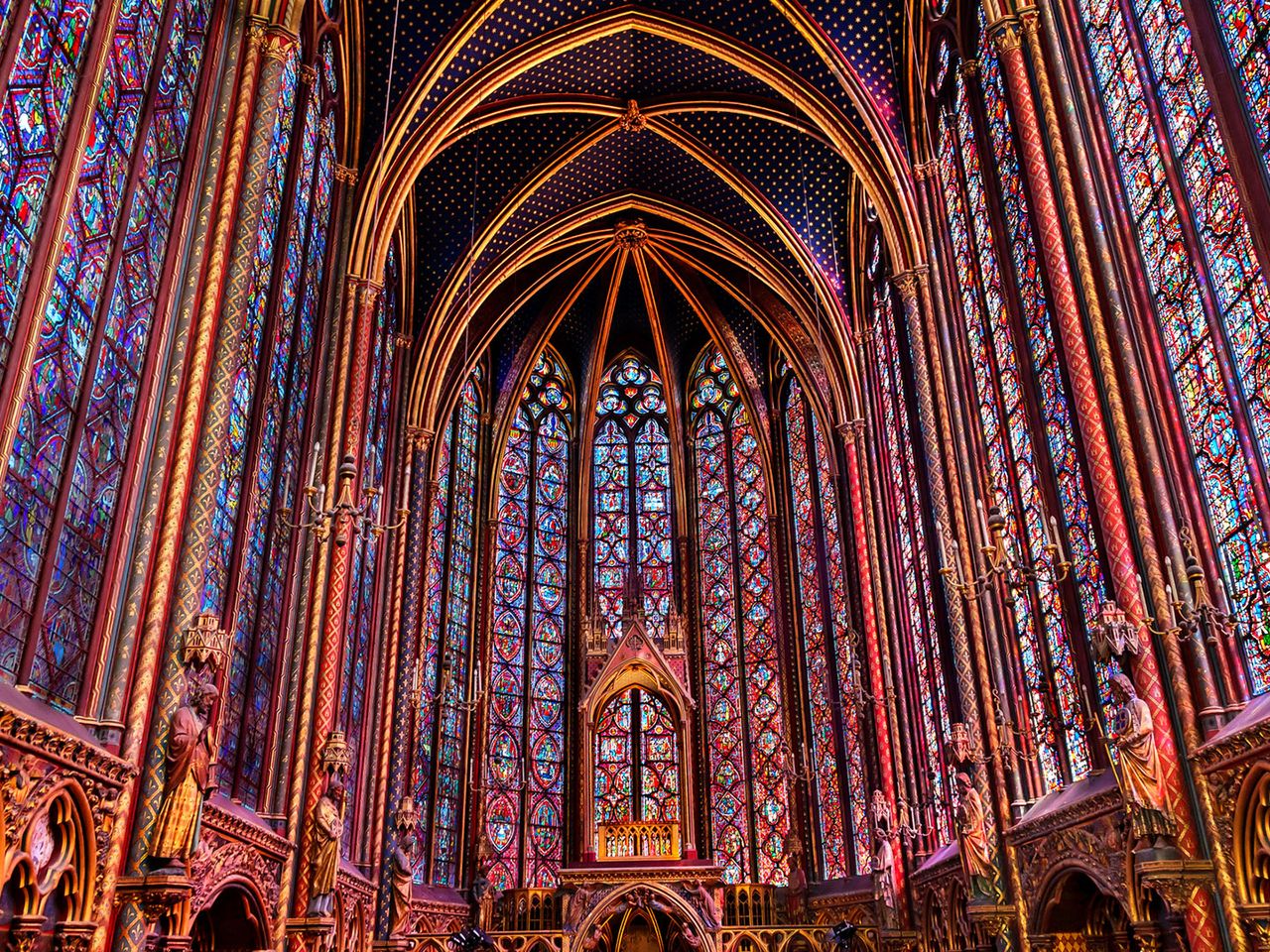 Kathedrale Sainte-Chapelle, Île de la Cité