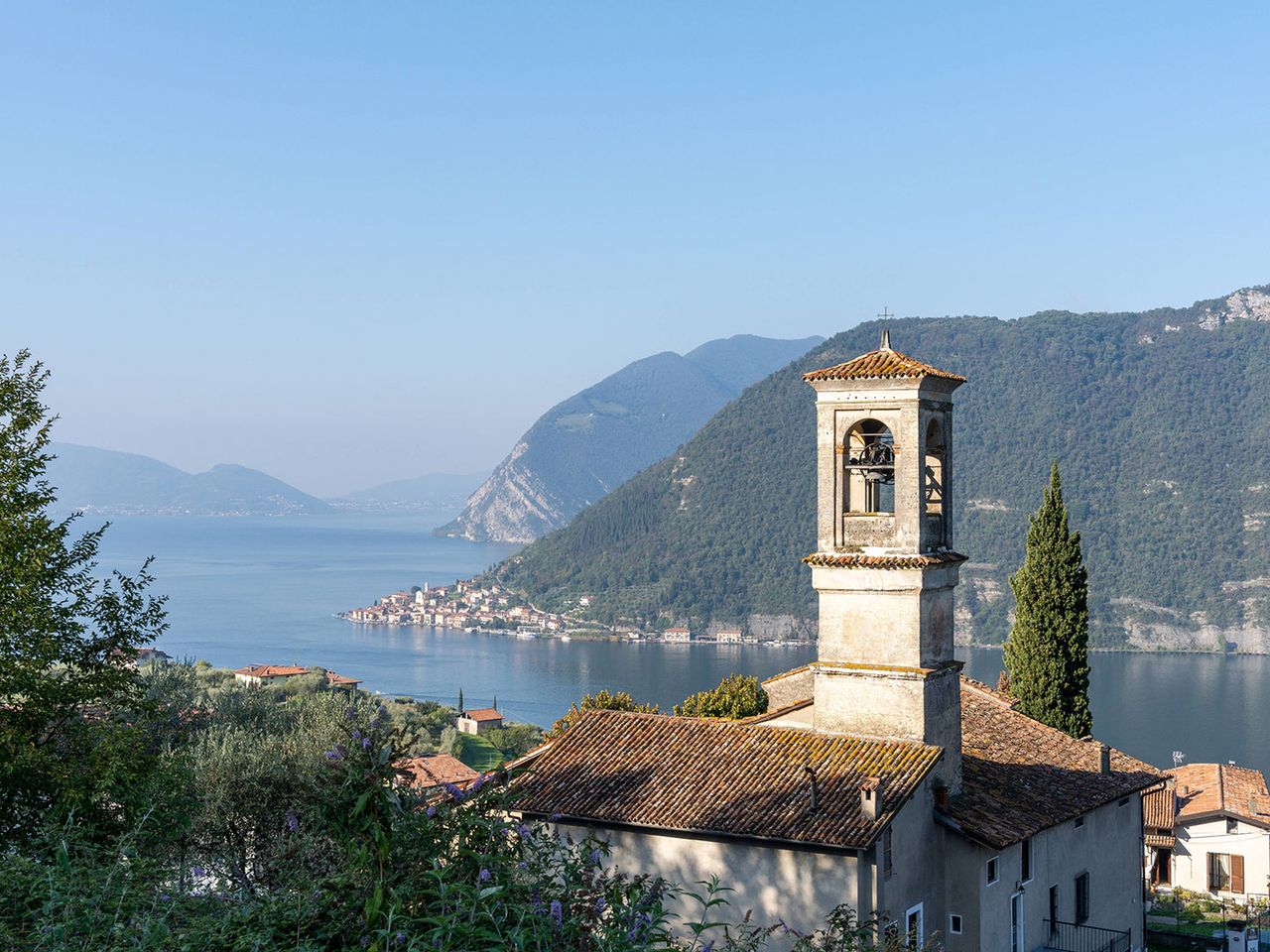 Blick auf den Lago d’Iseo
