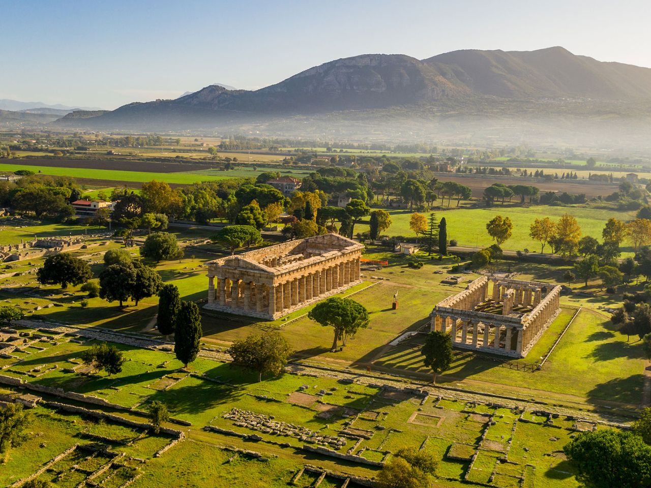 Poseidon- und Heratempel in Paestum