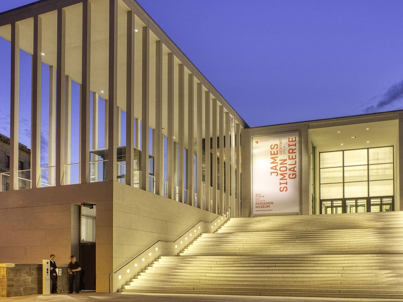 James-Simon-Galerie von Architekt David Chipperfield, Berlin
