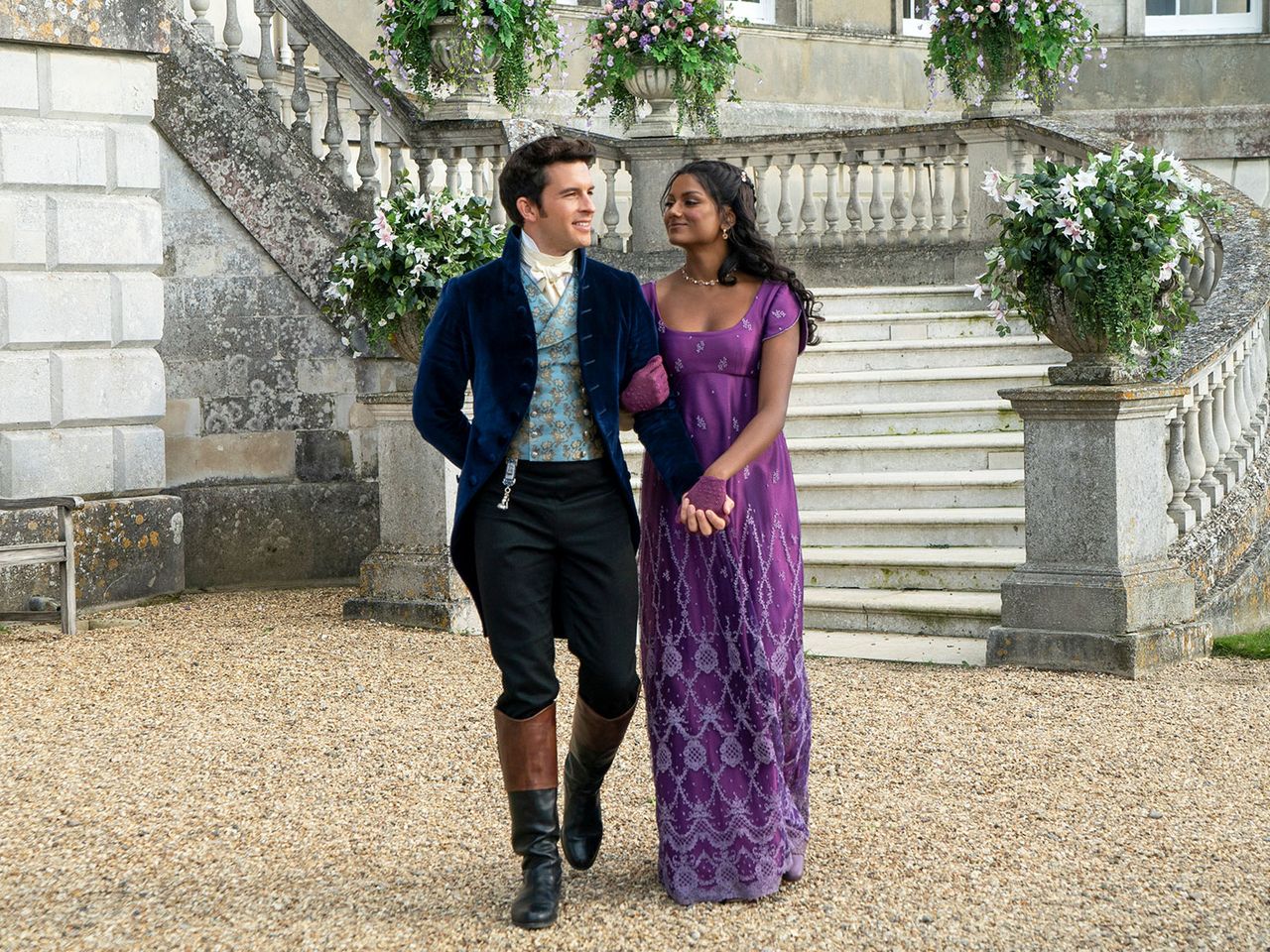 Wrotham Park, Jonathan Bailey und Simone Ashley