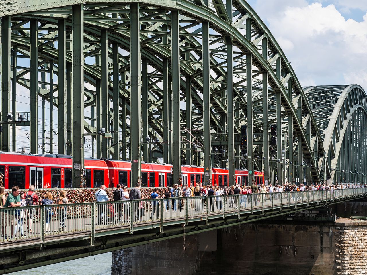 Hohenzollernbrücke, Köln