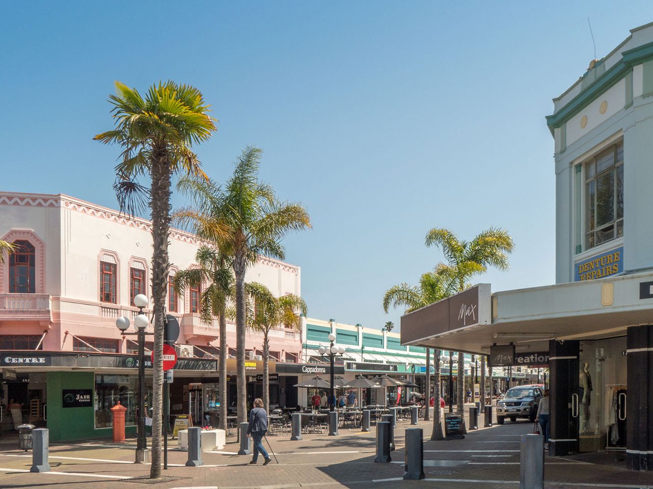 Art-déco-Architektur in Napier
