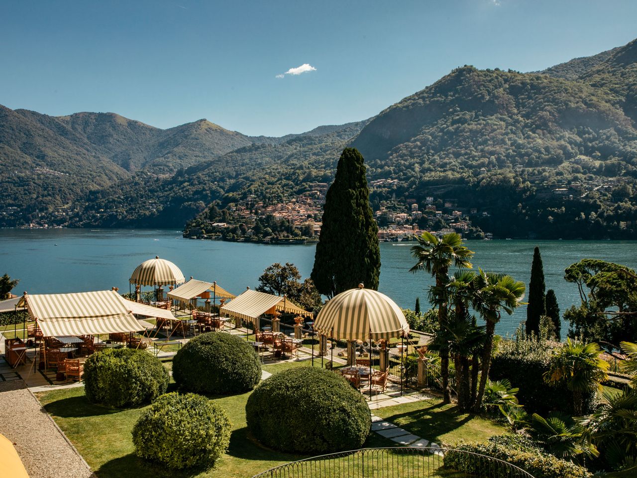 Garten des Hotels Passalacqua