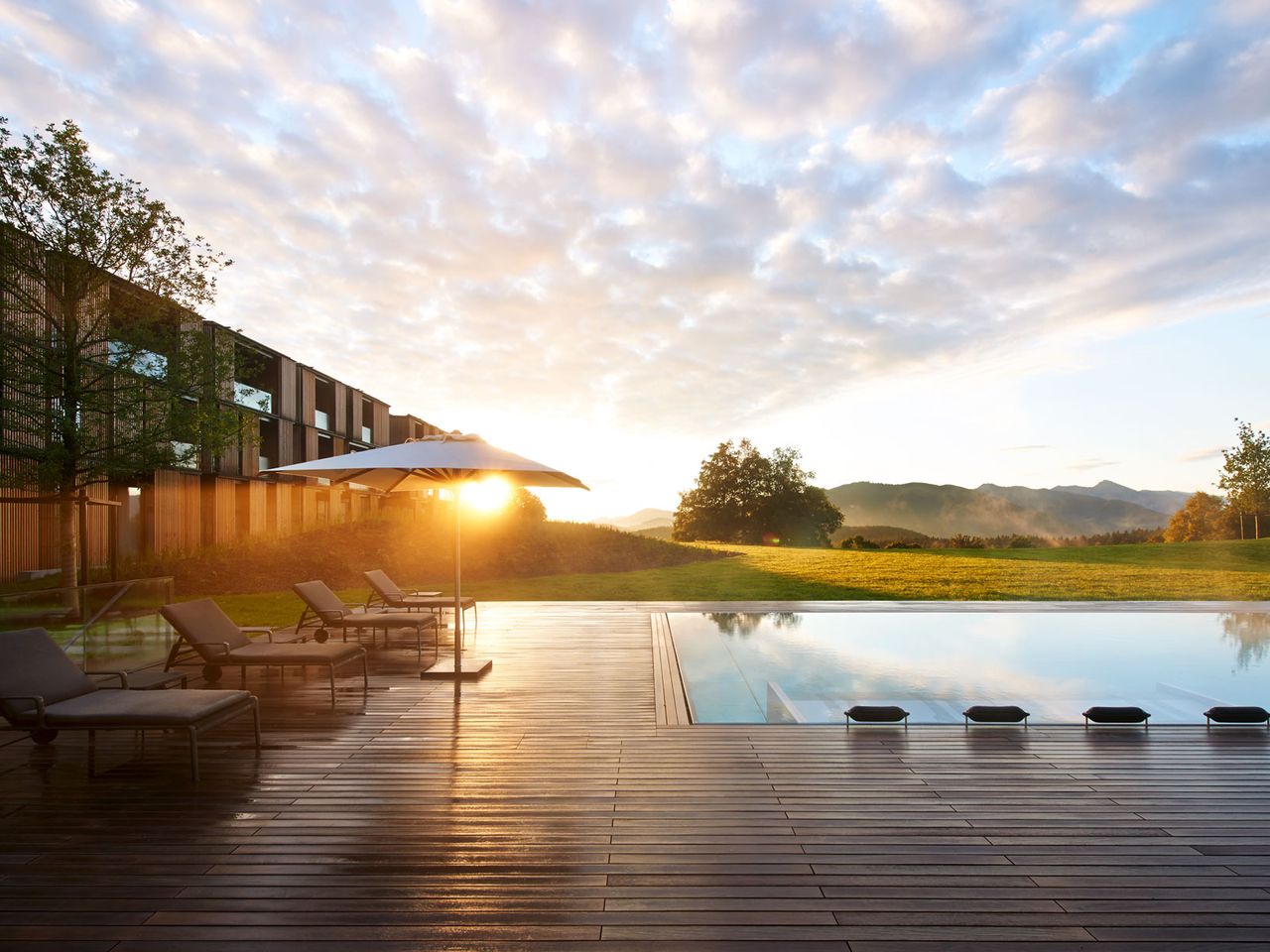 Pool im Lanserhof Tegernsee