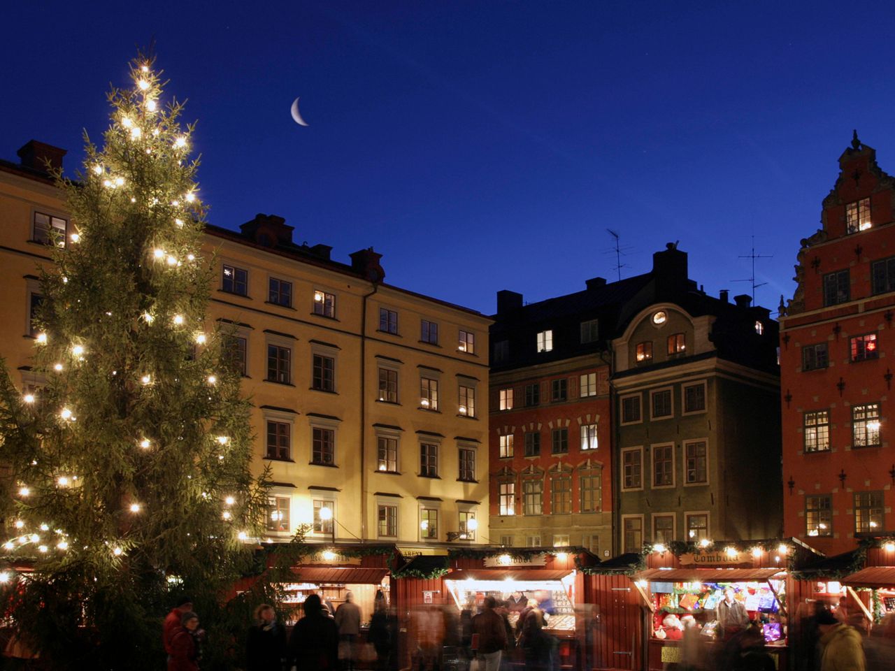 Stortorgets Weihnachtsmarkt in Stockholm, Schweden