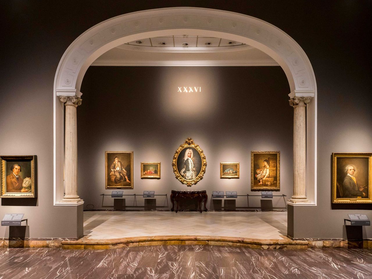 Pinacoteca di Brera, Ausstellungsraum