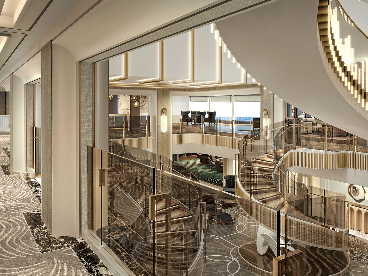 Regent Seven Seas Prestige, Atrium