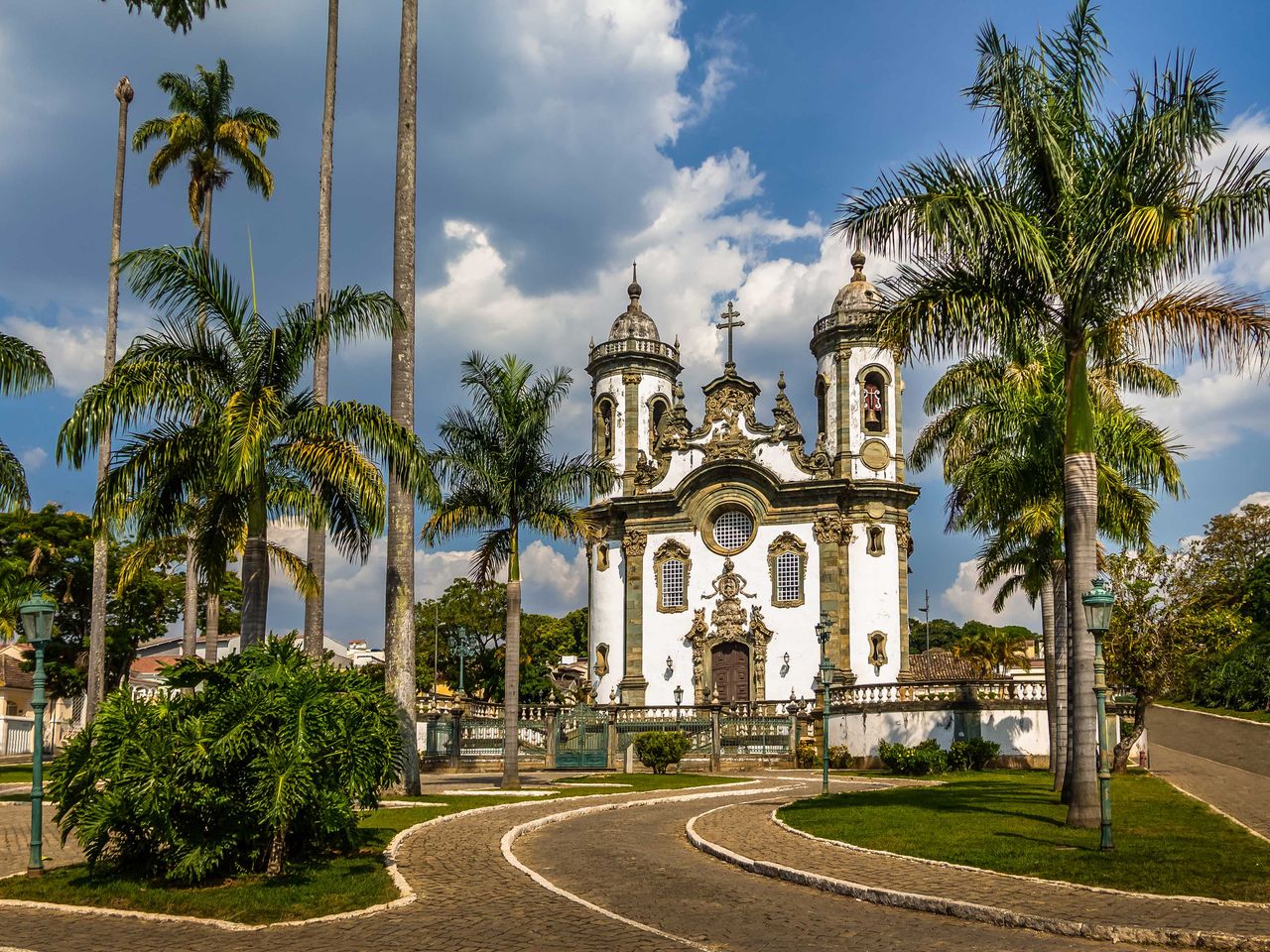Kirche Igreja de S&atilde;o Francisco de Assis in S&atilde;o Jo&atilde;o del-Rei, Brasilien