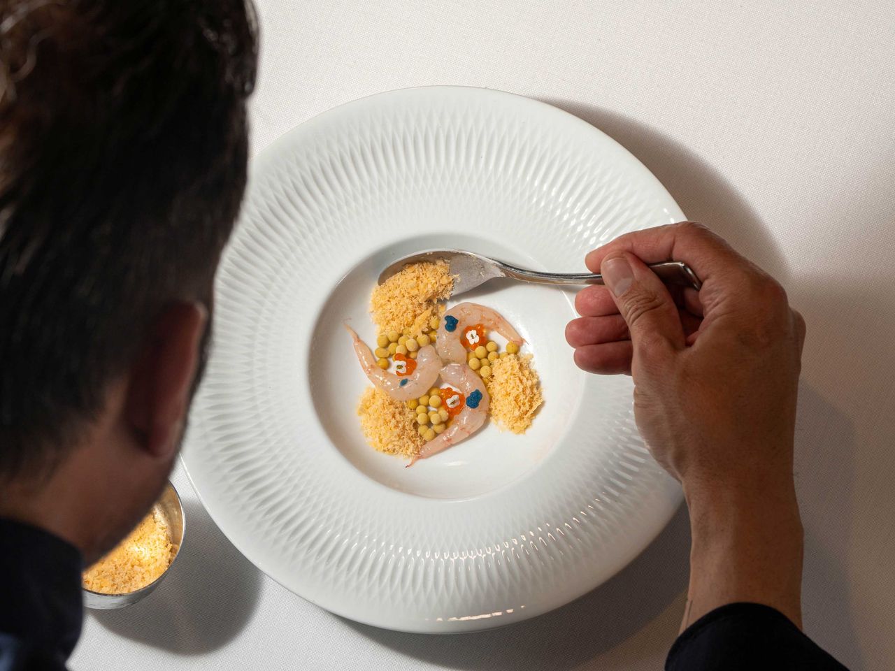 Quisquilla de Motril wird im Restaurante-Coque zubereitet