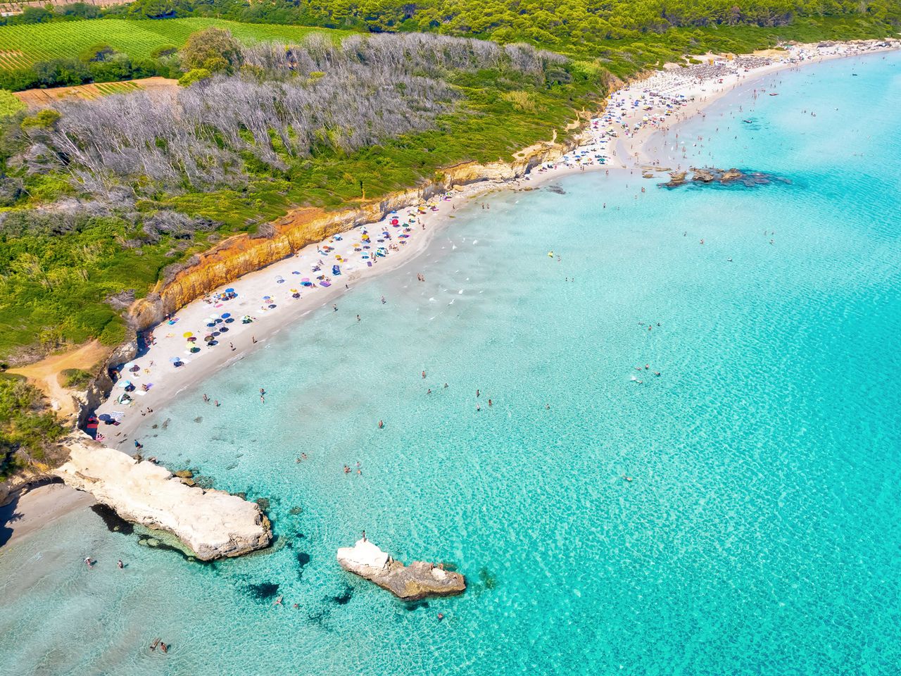 Baia dei Turchi, Apulien