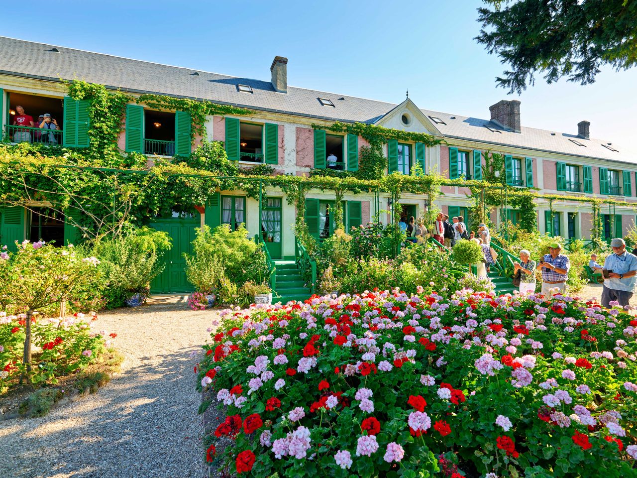 ehemaliges Wohnhaus von Claude Monet in Giverny, Normandie