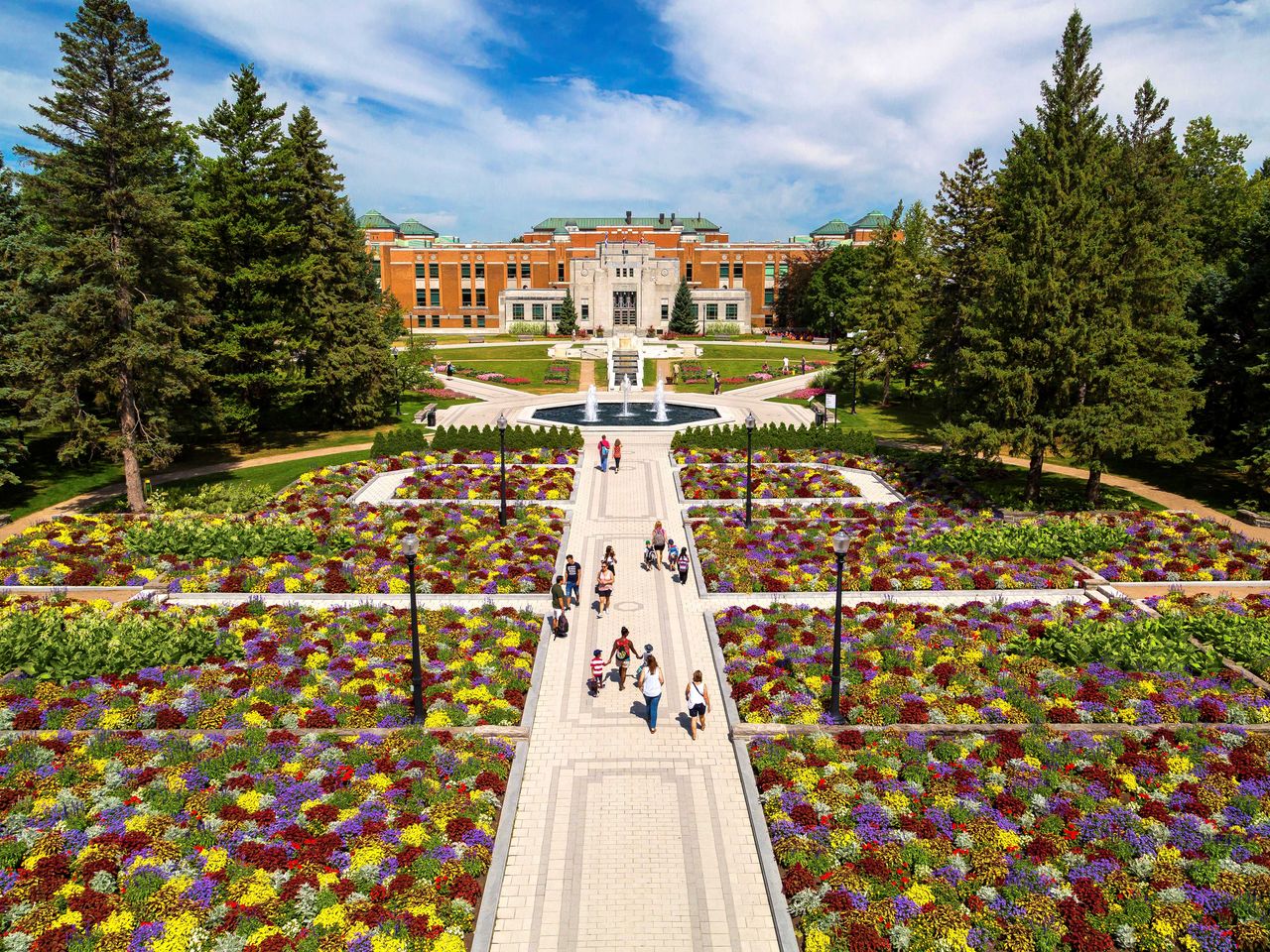Luftaufnahme des Jardin botanique de Montr&eacute;al