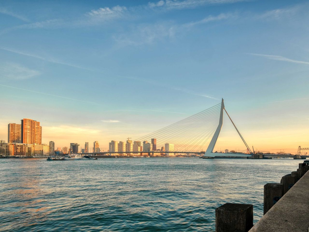 Erasmusbr&uuml;cke in Rotterdam